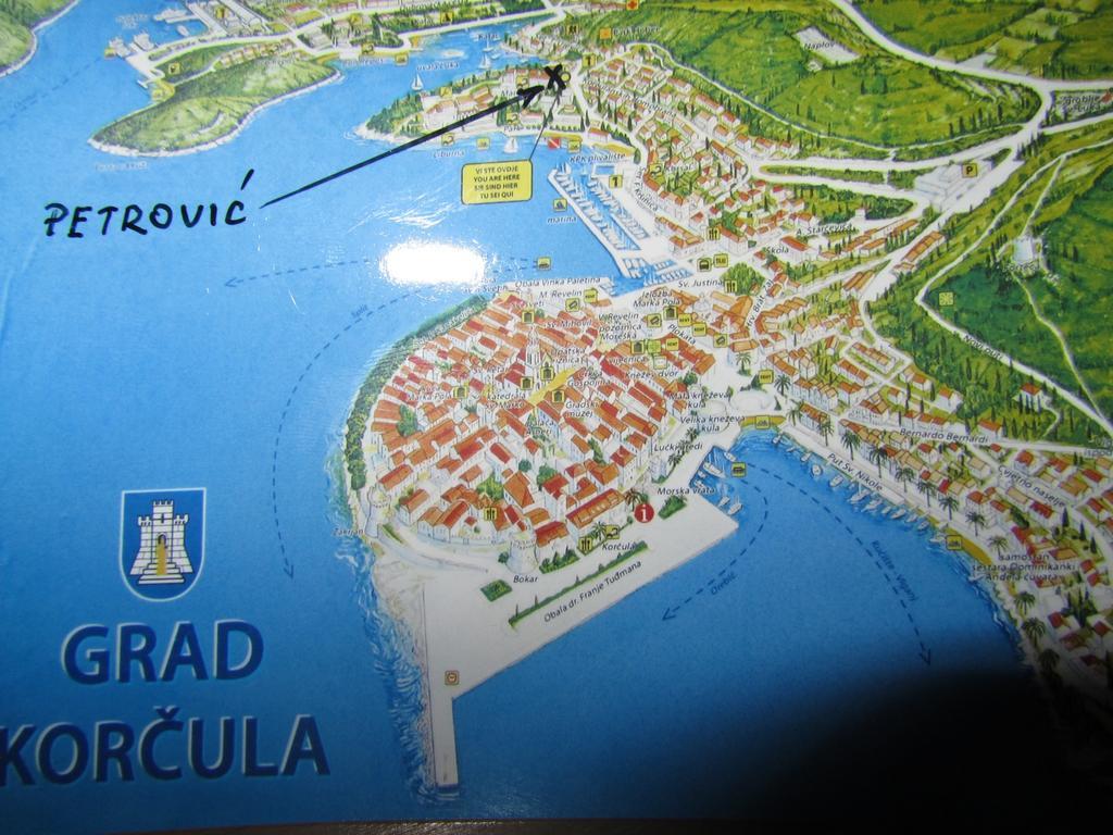 Apartment Petrovic Korcula Town Bagian luar foto